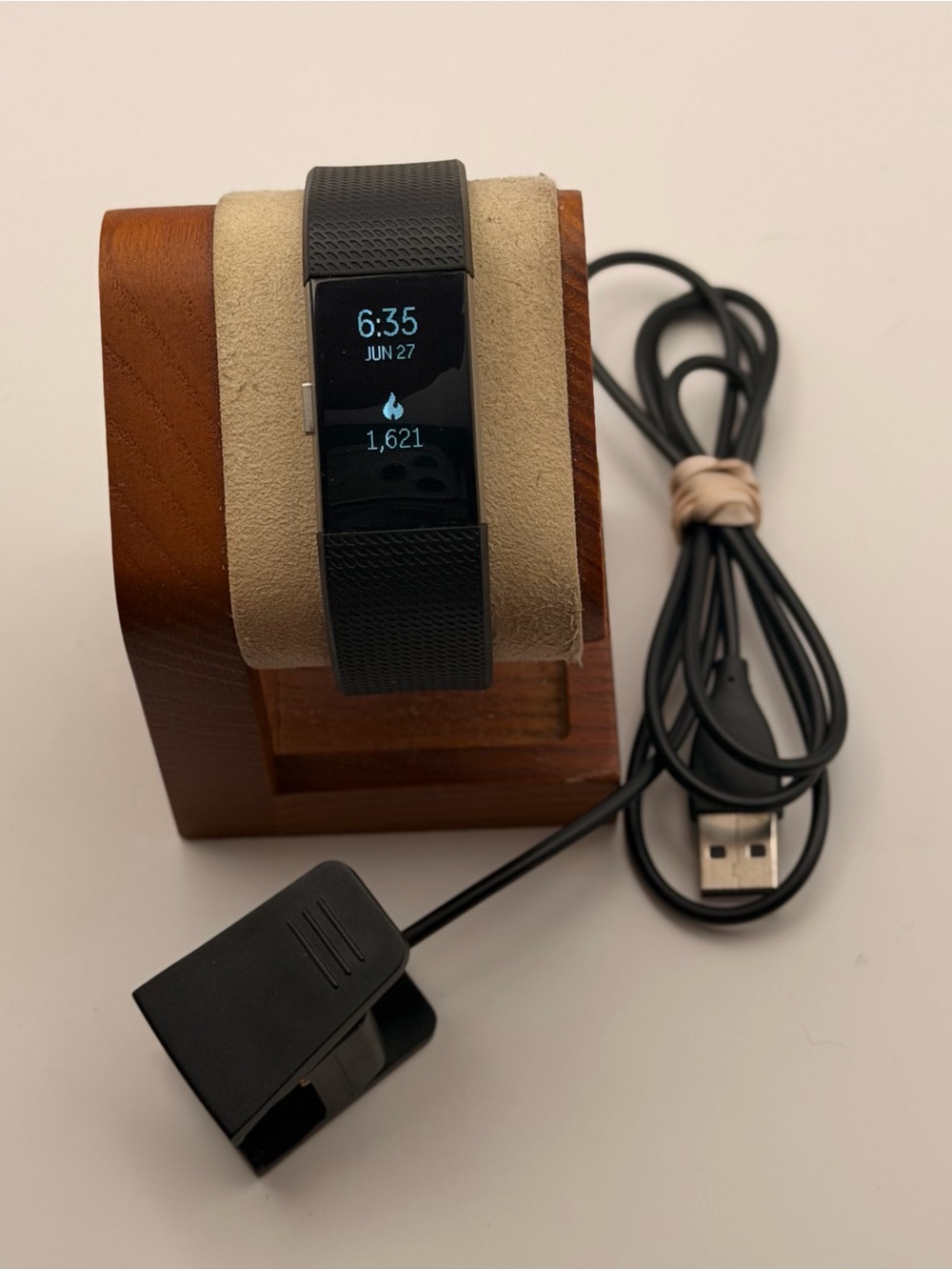 Fitbit Charge 2, Tested, Black, Charger Included, Good Con, Smartwatch